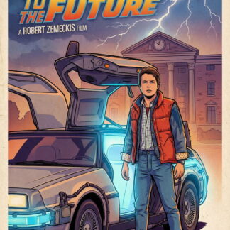 Póster Artístico "Back to the Future"